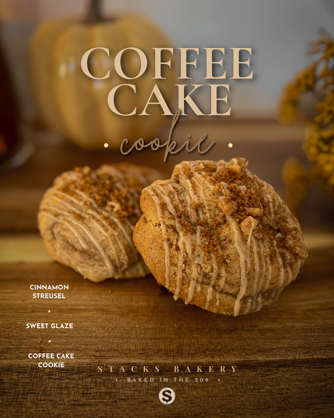 Stacks Magazine page for the Coffee Cake cookie